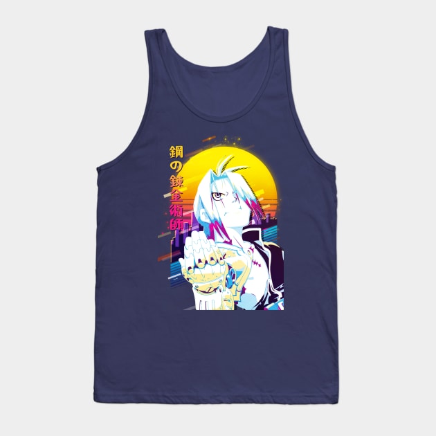 Fullmetal Alchemist Edward Elric Tank Top by 80sRetro